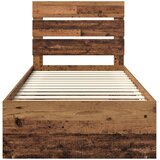  Krevetna konstrukcija Staro drvo 75 x 190 cm Čvrsto borovo drvo | shoptok.hr