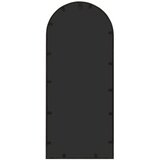  Vrtno ogledalo crno 100 x 45 cm željezno za vanjsku upotrebu | shoptok.hr