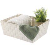 Tendance KOŠARICA 31,5X39X15 CM POLIESTER, BIJELA | shoptok.hr