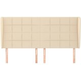  Uzglavlje s ušima krem 203x23x118/128 cm od tkanine | Eponuda.com