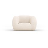 Cosmopolitan Design Kremno bel fotelj iz tkanine bouclé Essen – Cene
