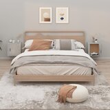  Zidni noćni ormarići 2 kom siva boja betona 50x30x47 cm | shoptok.hr