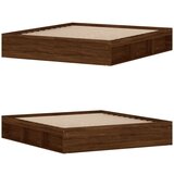 Za krevet smeđi hrast 180 x 200 cm veliki bračni | shoptok.hr