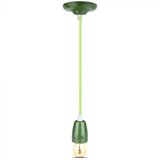  Kabl za napajanje 1xE27/60W/230V zeleni/porcelan | Eponuda.com