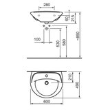 Jika Lavabo JIKA PRO 60cm (07910) | Eponuda.com