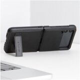 Nillkin qIN usnjen ovitek za Samsung Galaxy Z Flip 4 - črn | Shoptok.si