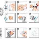 Tesa Zamjenski držač papira (Duljina: 13,6 cm, Pričvršćivanje: Lijepljenje, Kromirano) | shoptok.hr