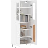  Visoka komoda bijela 69,5x34x180 cm konstruirano drvo | shoptok.hr
