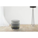 Kayoom TABURE, kovina, tekstil, leseni material siva, zlate barve | Shoptok.si