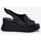 ARTIKER Ladies Leather Wedge Sandals | Shoptok.si