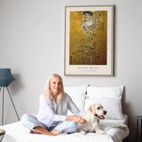  Slika - Gustav Klimt - Portrait of Adele Bloch (1 Part) Vertical 40x60 U prirodnom drvenom okviru | shoptok.hr