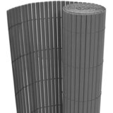  Dvostranska vrtna ograja pvc 90x300 cm siva Cene