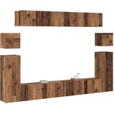 TV Jedinice Zidne 4 pcs Staro drvo Konstruirano drvo | Eponuda.ba