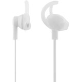 Streetz E120 Stay-in-ear slu&amp;scaron;alke na žico, daljinski z 1 gumbom, 3,5mm priključek, mikrofon, bele Slike