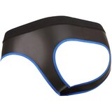 Svenjoyment mo&amp;scaron;ke odprte spodnjice jockstrap - črna/modra - XL Slike