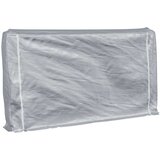 vidaXL stojalo za drva z dežnim pokrovom 250x25x150 cm pocinkano jeklo, (21827321) u
