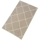 Mila Home Siva kopalniška preproga 50x80 cm Diamond –