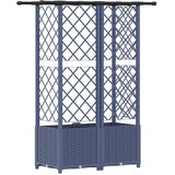  Povišeni krevet s mrežom i krovom Sivi 124 x 40 x 138 cm PP | Eponuda.ba
