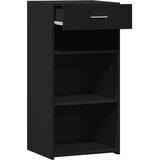  Komoda crna 45 x 42,5 x 93 cm od konstruiranog drva | Eponuda.ba