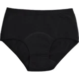 Menstrualne hlačke Medium Flow črne - L črne