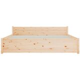  Posteljni okvir trden les 150x200 cm, (20645510) | Shoptok.si