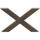  Noge za klub stolić u obliku slova X, 2 kom, prirodni čelik, 70 x (42-43) cm, čelik | Eponuda.com