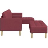  Set sofe s jastukom 2 pcs Vinska crvena Poliester | shoptok.hr