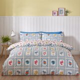 Catherine Lansfield Modra posteljnina za zakonsko posteljo/podaljšana 230x220 cm Riviera Tiles – | Shoptok.si