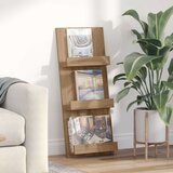  Polica za časopise s policom Umjetnički hrast 51 x 11 x 102 cm | shoptok.hr