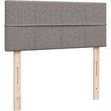 vidaXL Box spring postelja z vzmetnico taupe 120x200 cm blago, (21305067) | Shoptok.si
