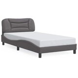  Okvir za krevet bez madraca Hvar sivi 100x200 cm od umjetne kože | shoptok.hr