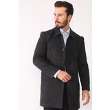 Dewberry PLT8364 MEN'S COAT-PLAID ANTHRACITE | Shoptok.si