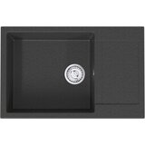  Jednostruki kuhinjski sudoper Granite 78 x 50 x 20 cm Grafitna | shoptok.hr
