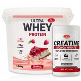 Olympic Ultra Whey Protein Malina Čiz-kejk 4kg + Creatine Monohydrate 500g | Eponuda.com