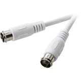 SpeaKa Professional SAT priključni kabel SpeaKa Professional\, [1x hitri F-vtikač - 1x hitri F-vtikač]\, 10 m\, 75 dB\, bela, (20432157) Cene
