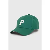 PepeJeans Bombažna bejzbolska kapa NOAH JR zelena barva