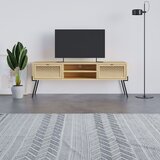 Marckeric TV omarica v hrastovem dekorju v naravni barvi 140x51 cm Ecrin – | Shoptok.si