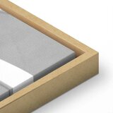  Slika - White Detail (1 Part) Vertical 60x90 U prirodnom drvenom okviru | shoptok.hr