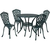  Vrtni set za objed 5 pcs Zelena Aluminij | shoptok.hr