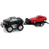  Komplet vozila Crni Monster Truck + Bijeli BMW - 58 cm | Shoptok.si