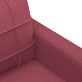  Dvosjed od tkanine crvena boja vina 140 cm | shoptok.hr