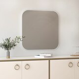 HANAH HOME atlantis small - white white decorative chipboard mirror Cene