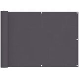 Balkonski zaslon antracit 75x800 cm 100 % poliester Oxford | shoptok.hr