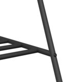 vidaXL Stalak za odjeću Crni Metal Srednji Pohrana | shoptok.hr