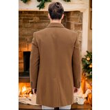 Dewberry PLT8365 MEN'S COAT-STRAIGHT CAMEL | Shoptok.si