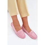 Boto Women's Suede Moccasins Light Pink Lenvie | shoptok.hr