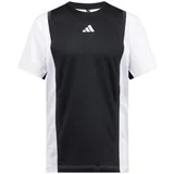 Adidas Funkcionalna majica 'Pro' črna / bela