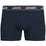 Jack & Jones Boksarice 'JACJOHN' mornarska / pegasto siva / večbarvno oranžna / bela | Shoptok.si