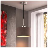 Eglo LED luster na sajli TUNJA 1xE27/60W/230V Ø 20 cm braon/crna Cene