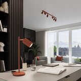 Nice Lamps Opečnato oranžna stropna svetilka 6,5x81 cm Gleam – | Shoptok.si